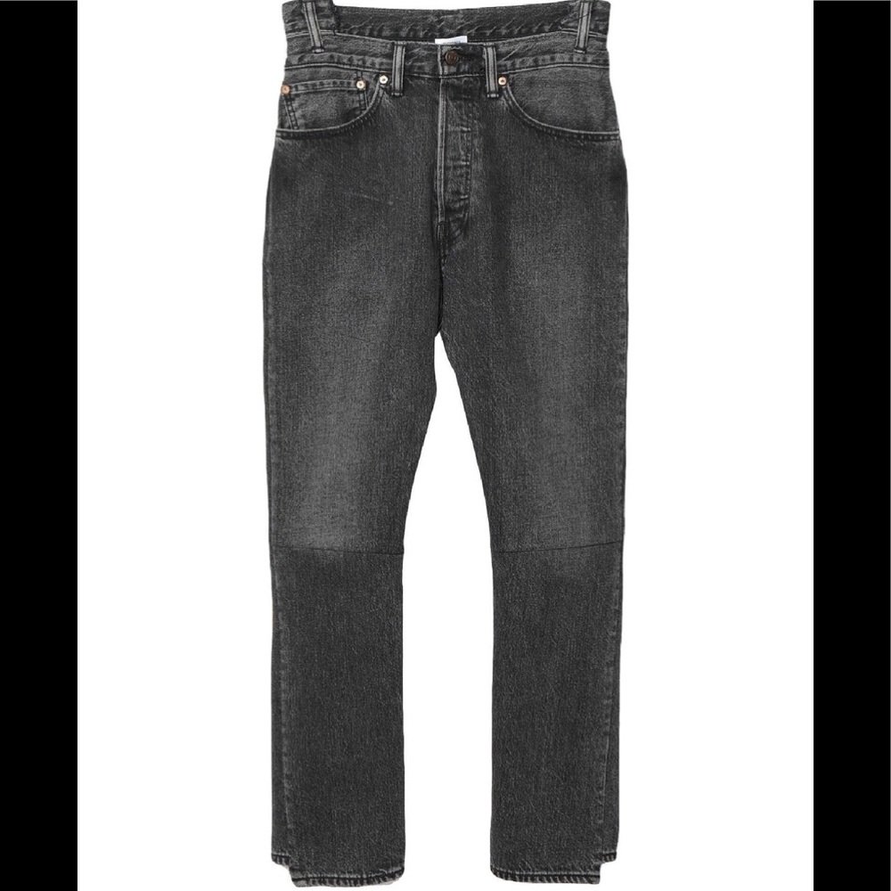 Vetements High Waisted Black Jeans Size Medium
